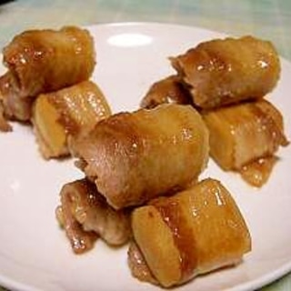 高野豆腐の豚肉巻き焼き